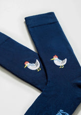 Chaussettes en coton - BeSeagull Brodé